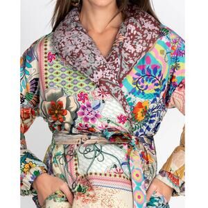 Johnny Was Alyssa Down Puffer Large NWT